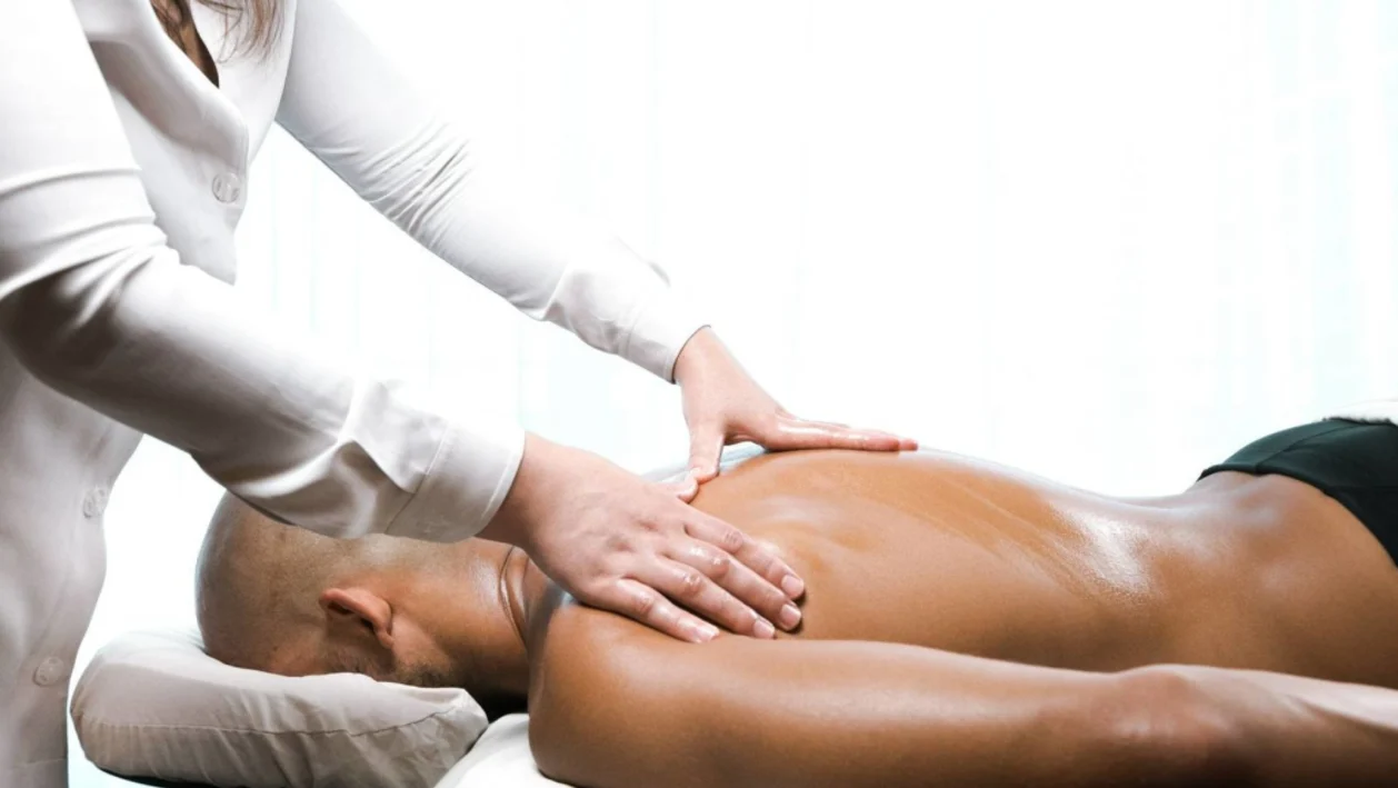Carillon wellness retreat U.S. man getting massage